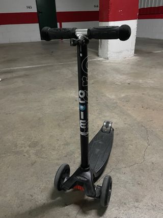 Patinete infantil 3 ruedas negro