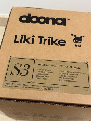 Triciclo Doona Liki Trike S3 Rojo 5 en 1 Plegable