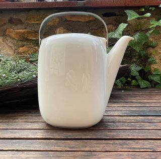 Cafetera Rosenthal Suomi Porcelana y Metal