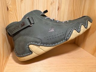 Zapatillas LDeck Piel T43 Gris/Beige