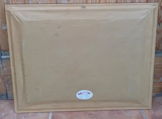 Antiguo tapiz bodegón frutas frutero con uvas pera