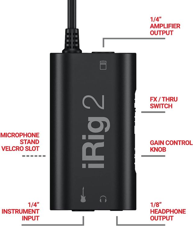 IK Multimedia iRig 2 Guitar Interface