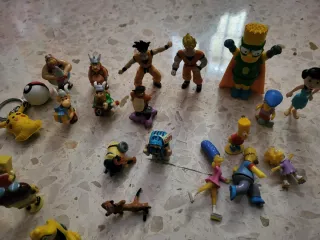 Colección Bob Esponja, Pokémon, asterix,goku
