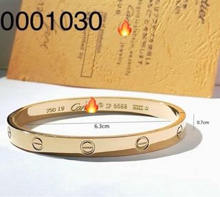 Brazalete Acero Inoxidable Dorado