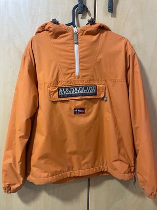 Chaqueta Napapijri Naranja Anorak Talla 12 Años