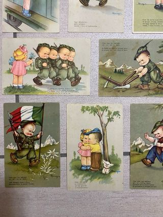 Lotto 14 Cartoline d'Epoca Militare Anni '40