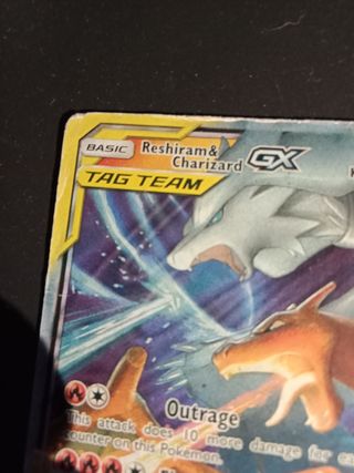 Reshiram y Charizard GX 20/214.Edicion Inglesa