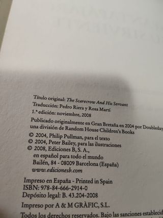 El espantapájaros y su sirviente