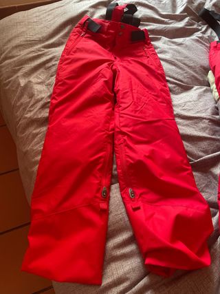 Pantalón de nieve rojo Talla 8/10