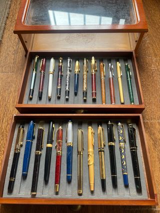 Offerta! 24 penne stilografiche Vaccaro + astuccio