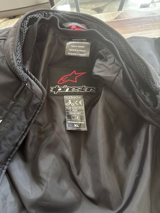 Chaqueta Moto Alpinestars Negra