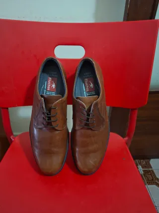 Zapatos Fluchos Marrones Hombre