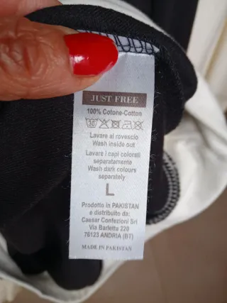 Set 2 pigiami caldo cotone tg L donna