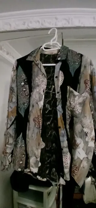 Camisa Seda Unisex Talla Única