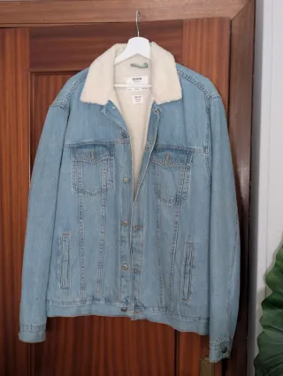 Chaqueta vaquera con borrego Talla M