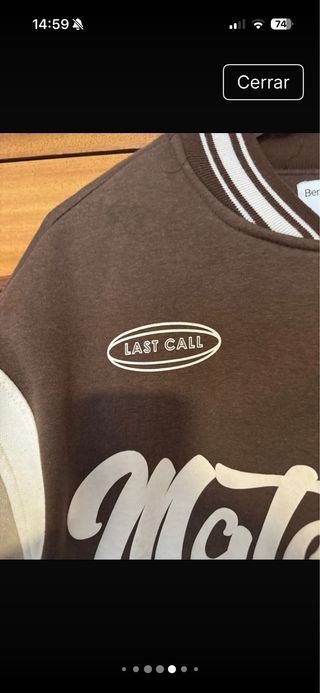 Chaqueta tipo americana Bershka talla S