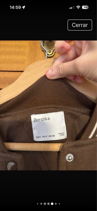 Chaqueta tipo americana Bershka talla S