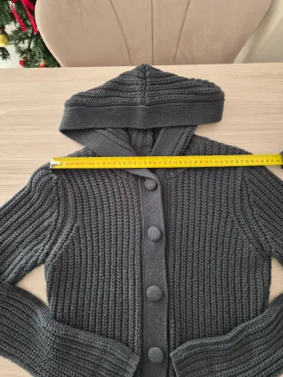 Giacchino donna verde oliva con cappuccio