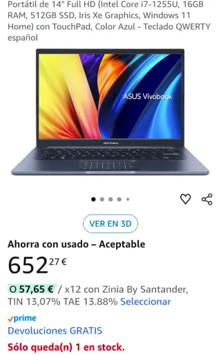 Asus Vivobook 14 12ª Gen