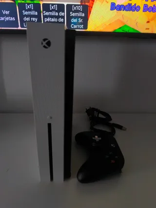 Xbox One S 1TB Blanca + Mando y Cables