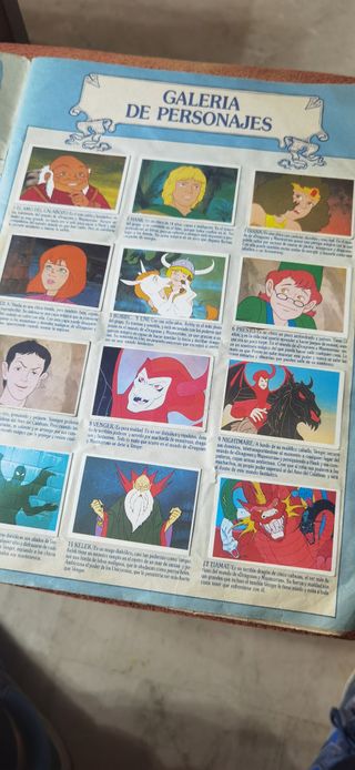 Album Cromos Dragones y Mazmorras