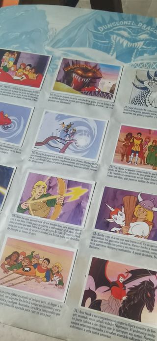 Album Cromos Dragones y Mazmorras