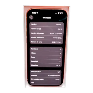 iPhone 17 Pro Max 2TB Naranja
