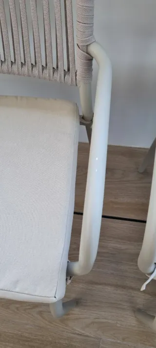 Pack de 4 sillas de jardín apilables