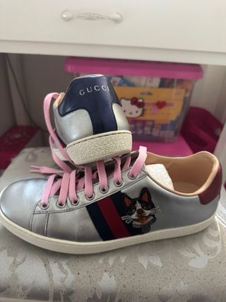 Zapatillas Gucci Ace Edición Especial Gato