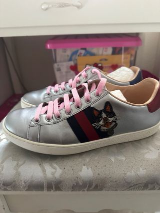 Zapatillas Gucci Ace Edición Especial Gato