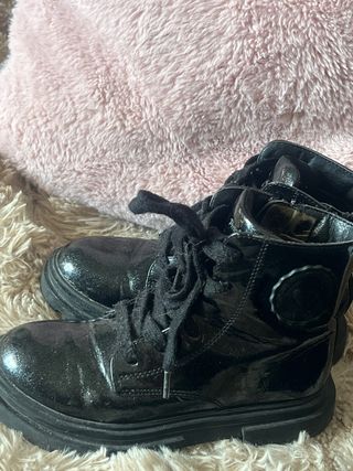 Stivaletti neri lucidi bambina taglia 31