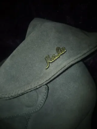 Botines ante gris talla 39