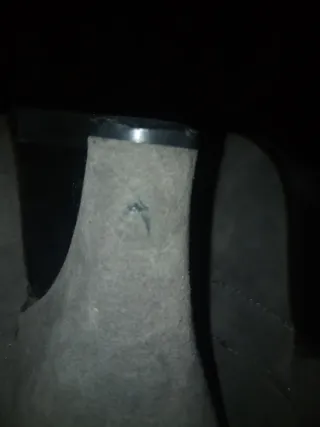 Botines ante gris talla 39