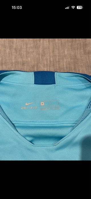 Camiseta Atlético de Madrid Nike Azul Talla M Nuev