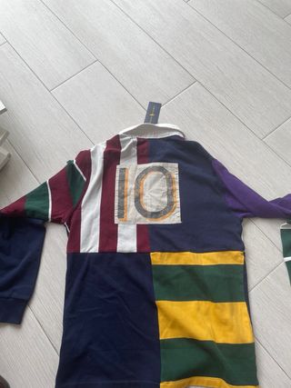 Polo Ralph Lauren Manga Larga Patchwork Talla M
