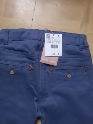 Pantalón niña azul