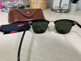 Gafas Ray-Ban Clubmaster Negro y Dorado