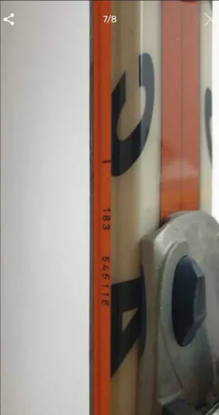 Esquís Völkl P40 Race Carver 1,83 m.