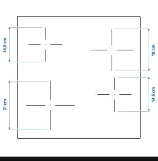 Placa Inducción Ikea 4 zonas
