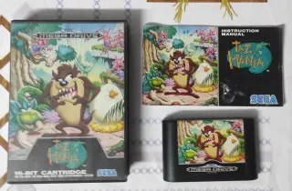 Taz Mania Mega Drive Sega Cartucho Juego