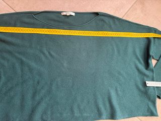 Maglione donna oversize verde