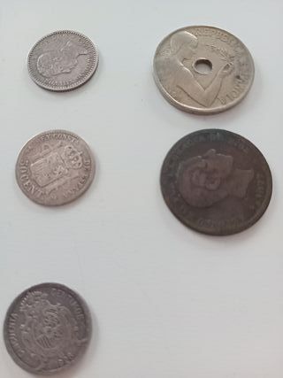 Lote 8Monedas Españolas Antiguas