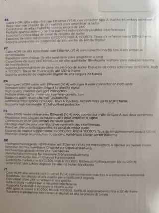 Cable HDMI Activo Nanocable 20m