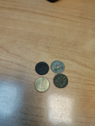 4 Monedas Antiguas Españolas