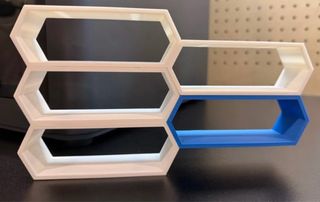 Estantería Hexagonal para Hot Wheels