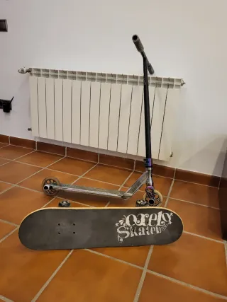 Patinete Oxelo + Skate Regalo