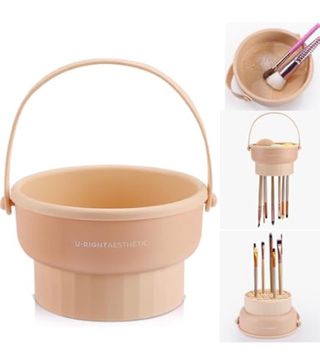 Nuevo Limpiador de Pinceles de Maquillaje