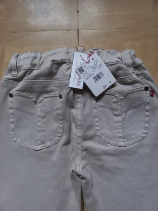 Pantalón niña beige