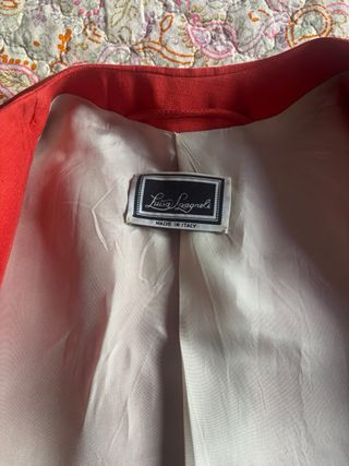 Giacca Luisa Spagnoli Arancione Seta