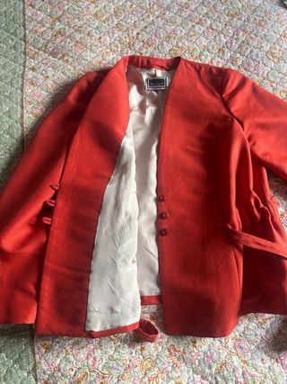 Giacca Luisa Spagnoli Arancione Seta